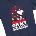 thumbnail image 3 of Peanuts - Oh My Stars - Women's Short Sleeve Graphic T-Shirt, 3 of 6