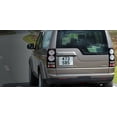 thumbnail image 1 of For Land Rover Discovery Tinted Taillamp Covers Taillight Smoked Overlays I II LR3 LR4 2 3 4, 1 of 6