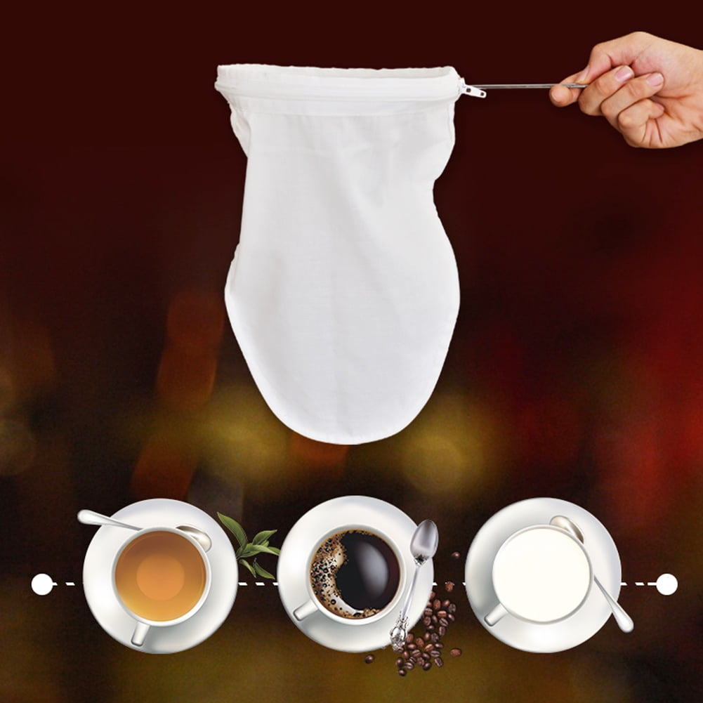 Reusable Baskets Filter Tea Tools Coffee Filter Bag Handle Stainless Steel 
