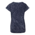 thumbnail image 2 of Build Your Brand Womens Acid Wash Extended Shoulder T-Shirt, 2 of 4