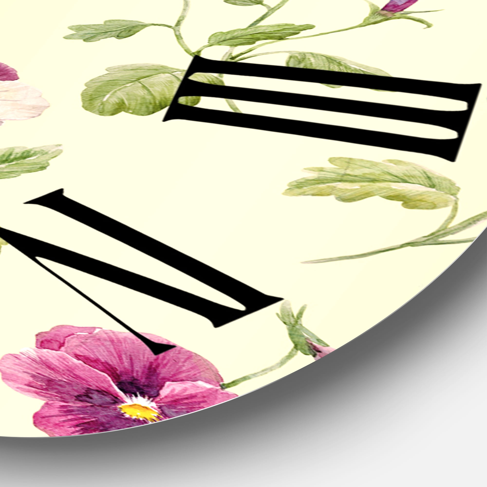 Designart 1 in Quartz Traditional Wall Clock