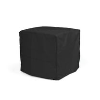 Covermates Ultima Square Patio Accent Table Cover – 600D Polyester, Water-Resistant, Drawcord Hem, Mesh Vent, Buckle Straps, Outdoor Side Table & Ottoman Protection, 18W x 18D x 18H, Ripstop Black