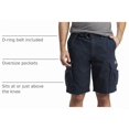 thumbnail image 3 of Shorts Cargo UNIONBAY 34 Azul Marino con Cinturón 28 cm, 3 of 3