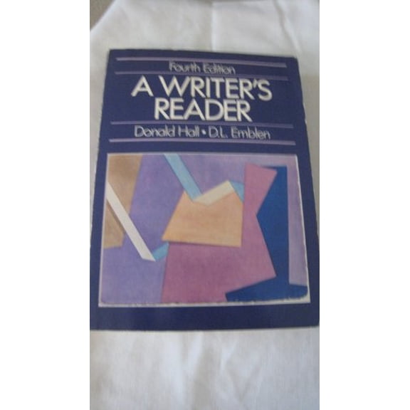 Pre-Owned A Writer's reader, 9780316339957, 0316339954, Paperback, 4th edition