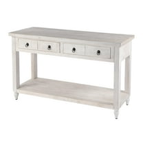 Butler Specialty Company Dorothy 54"W Solid Wood 2 Drawer Console Table - Gray