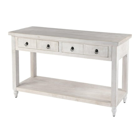 Butler Specialty Company Dorothy 54"W Solid Wood 2 Drawer Console Table - Gray