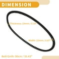 thumbnail image 4 of Correa de transmisión V-Belt No.2760114F01000 para Suzuki AN250 para Burgman 250, 4 of 7