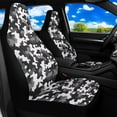 thumbnail image 2 of Binienty Grey Camo Car Seat Covers Front Seats Anti-Slip Removable Car Bucket Seat Covers Universal for Cars SUV Truck, 2 of 8