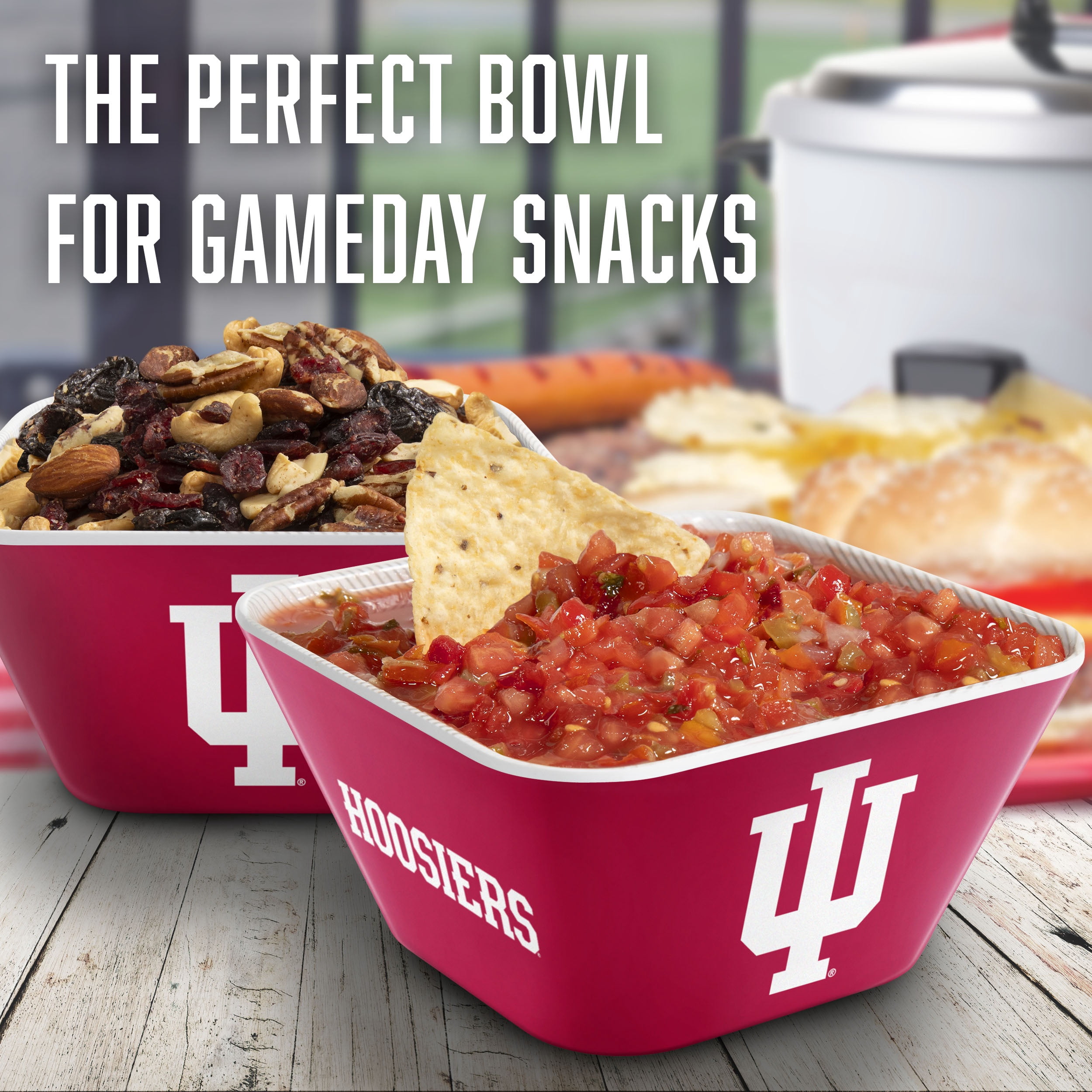 YouTheFan NCAA Indiana Hoosiers Small Snack Bowl