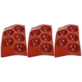 thumbnail image 3 of Molde de silicona semiesférica de 3 piezas para hornear, chocolate caliente, pasteles, postres, gelatina, mousse, L5, 84040, 3 of 14