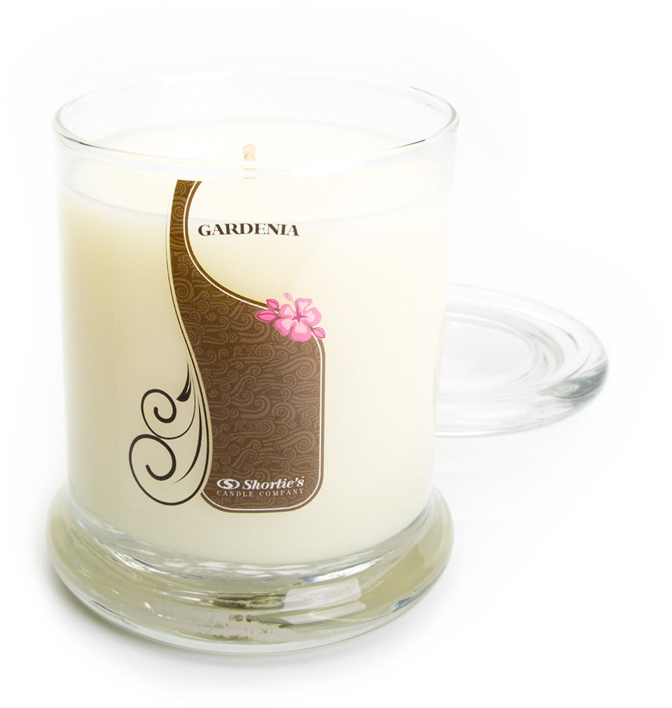 8 JAR CANDLE IN WHITE GARDENIA HANDMADE HIGHLY SCENTED 