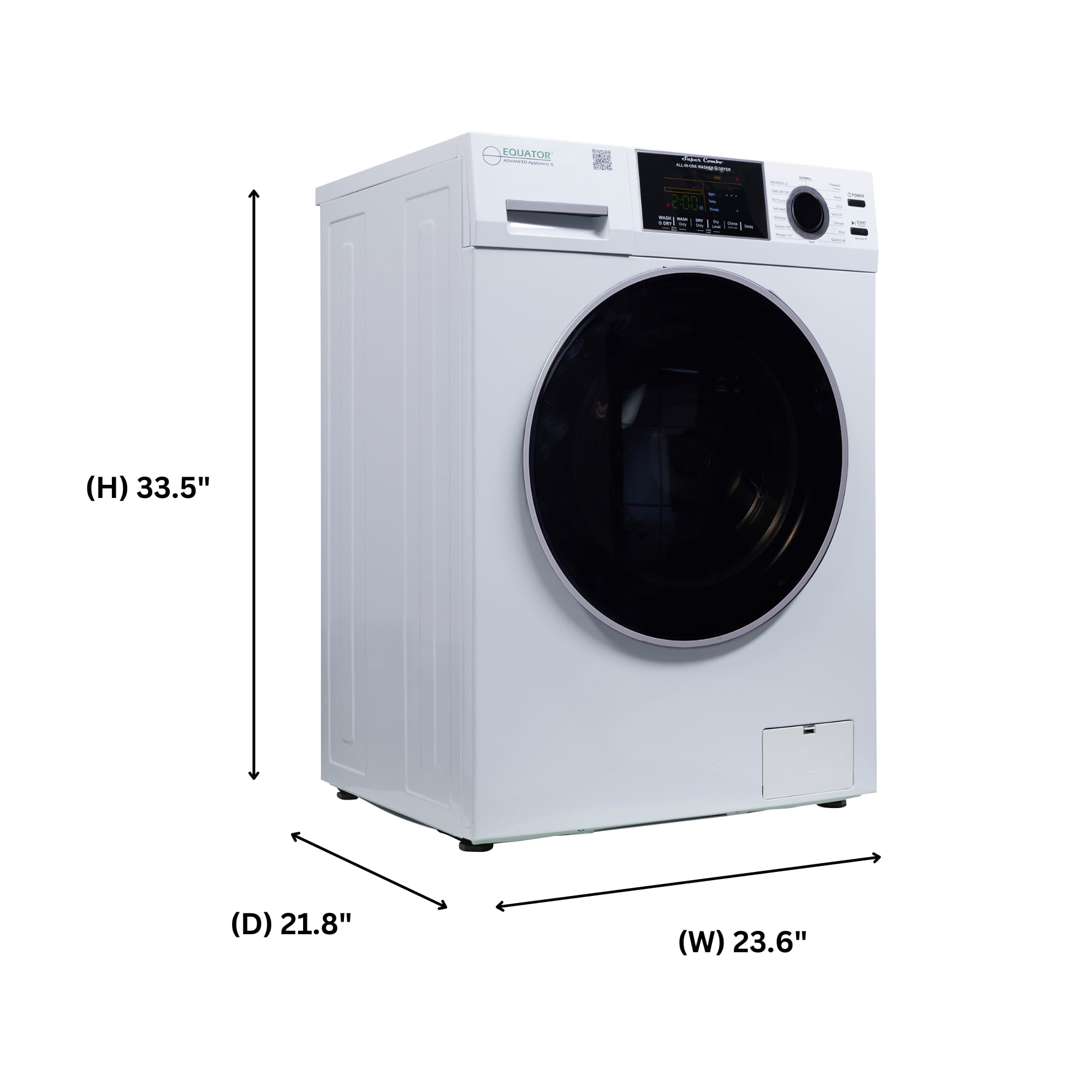 Equator Advanced Appliances Equator Fully Built-in All-in-One Combo Washer-Dryer Ventless