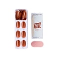 thumbnail image 3 of Impress Color Press On Nails, No Glue Needed, Dark Brown, Short Length, Oval Shape, 30 Ct., 3 of 7