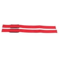 thumbnail image 1 of Correas de peso muerto de algodón que mejoran el agarre Correas de levantamiento de muñeca de tracción dura ajustables multifuncionales para entrenamiento de fuerza con mancuernas en barra Rojo, 1 of 5