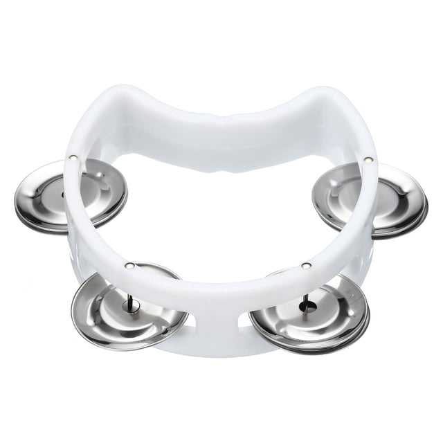 Unique Bargains 1pcs Wrist Bells, Jingle Bells Ankle Bell Hand Bell Percussion Instruments Musical Rhythm Band Plastic, White