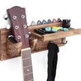 thumbnail image 3 of Soportes de gancho para colgar guitarra Soporte de montaje en pared de madera Soporte de exhibición, 3 of 6