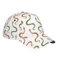 thumbnail image 3 of Balery Baseball Cap Adjustable Size for Running Workouts and Outdoor Activities All Seasons Dad Hat(Hand Drawn Snake), 3 of 9