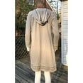 thumbnail image 4 of Meena Mahal ALIA Hand Embroidered Long Hoodie Duster, M/L, 4 of 8