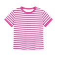 thumbnail image 3 of Tiijoy Girls Casual Striped T Shirt Round Neck Short Sleeve Tshirt, Sizes 2-13, 3 of 3
