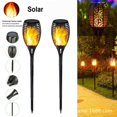 thumbnail image 2 of Solar Lights Outdoor, Solar Torch lights with Flickering Flame, Decorative Lands, 2 of 5