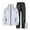White, variant on Men's Cycling Suits Outdoor Sports Long Sleeve Zipper Jacket And Pants Set For All Seasons Comfortable Riding Gear 5 Piece Tuxedo Suits for Men