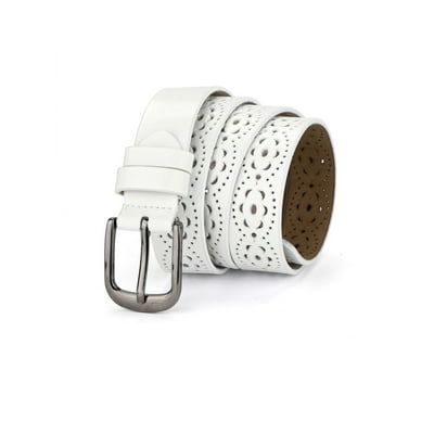 Hollow Floral Retro Vintage Faux Leather Belt With Lebanon  display picture 3