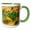 Green/White, variant on 3drose, Usa. Texas, Guadalupe Mountain Np, Prickly Pear Cactus., 11oz Mug