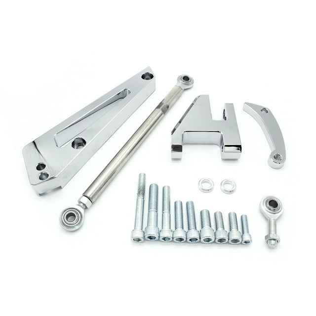 High-Quality Stainless Steel Silver Alternator Bracket Kit for Big Block Chevy Engine - Durable, Easy Installation with Complete Mounting Parts, 33x13x3.5cm Package, 1660g Weight - Ideal Replacement