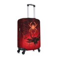 thumbnail image 3 of Uemuo Black Spider Web With Spiders Printed Washable Luggage Cover - Fashion Suitcase Protector Fits 18-32 Inch Luggage -Large, 3 of 9