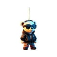 thumbnail image 1 of Clear Acrylic Car Pendant Ornament with Science Fiction Character Design for Keys or Backpacks, 1 of 1