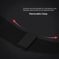 thumbnail image 4 of REQO Replacement for Apple Watch Band 49mm 46mm 45mm 44mm 42mm Metal Solid Stainless Steel Mesh Magnetic Strap Compatible with iWatch Ultra Ultra2 Series 10 9 8 7 6 5 4 3 2 1 Milanese Loops, 4 of 9