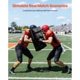 thumbnail image 5 of 24x16in Football Blocking Tackle Dummy Heavy Duty Kick Shield Pad Handles 1PCS, 5 of 7