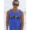 thumbnail image 3 of Pipeline Stylish Surf Graphic - Tank Top Men's, 3 of 4