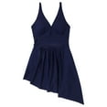 thumbnail image 3 of Maillots de Bain pour Femmes Grande Taille, Maillot de Bain une Pièce pour Femmes, Robe de Bain Fluide à Col en V Profond, Jupe de Bain Modeste à Couverture Complète, Maillots de Bain pour Femmes G-4TG, 3 of 5