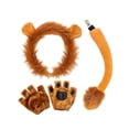 thumbnail image 3 of Conjunto de disfraz de animal para Halloween jinwen incluye diadema de león guantes y cola, 3 of 8