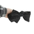 thumbnail image 5 of Unique Bargains 1 Pc Large Bow Ribbon French Barrette Hair Clips Hairdo Clip Black, 5 of 5
