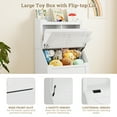 thumbnail image 4 of Organizador De Almacenamiento De Juguetes Para Niños, Estantería Para Niños Y Almacenamiento De Juguetes Con Tapa Flip-Top Y Cubby, Estanterías Para Niños De Madera, 4 of 9