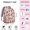 thumbnail image 6 of German Shepherd and Flowers Backpack for School,Cute School Bag,Schoolbag with Adjustable Shoulder Straps & Padded Back,15.3"x11"x7.1".﻿, 6 of 6