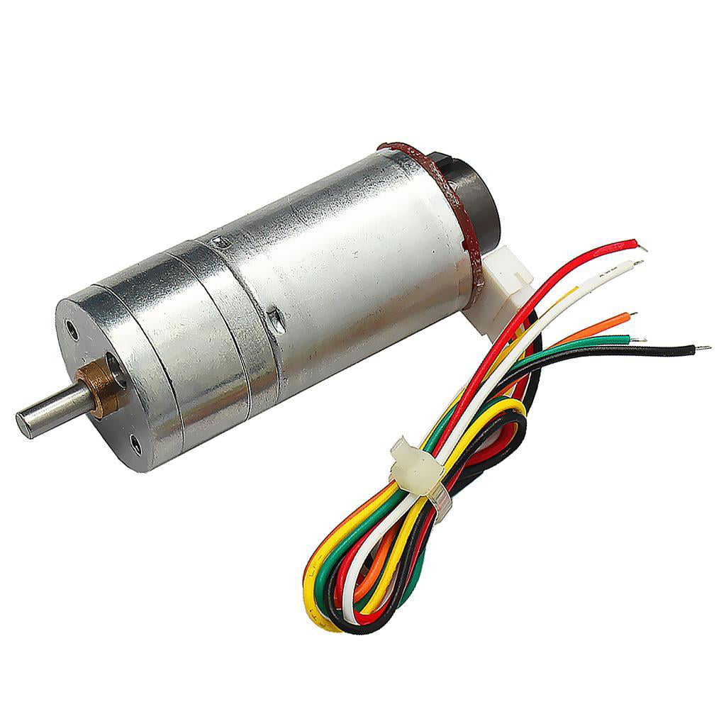 DC12V 915RMP Reducer Gear Motor With Magnetic Coded Disc Encoder Tachomotor
