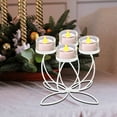 thumbnail image 6 of Candle Sticks Holder Romantic Iron Candle Quad Candle Holders For Candlelight Dinner Home Decor And Special Iron Candle Romantic Candlelight Dinner Prop Decorations Modern Candle Holder, 6 of 6