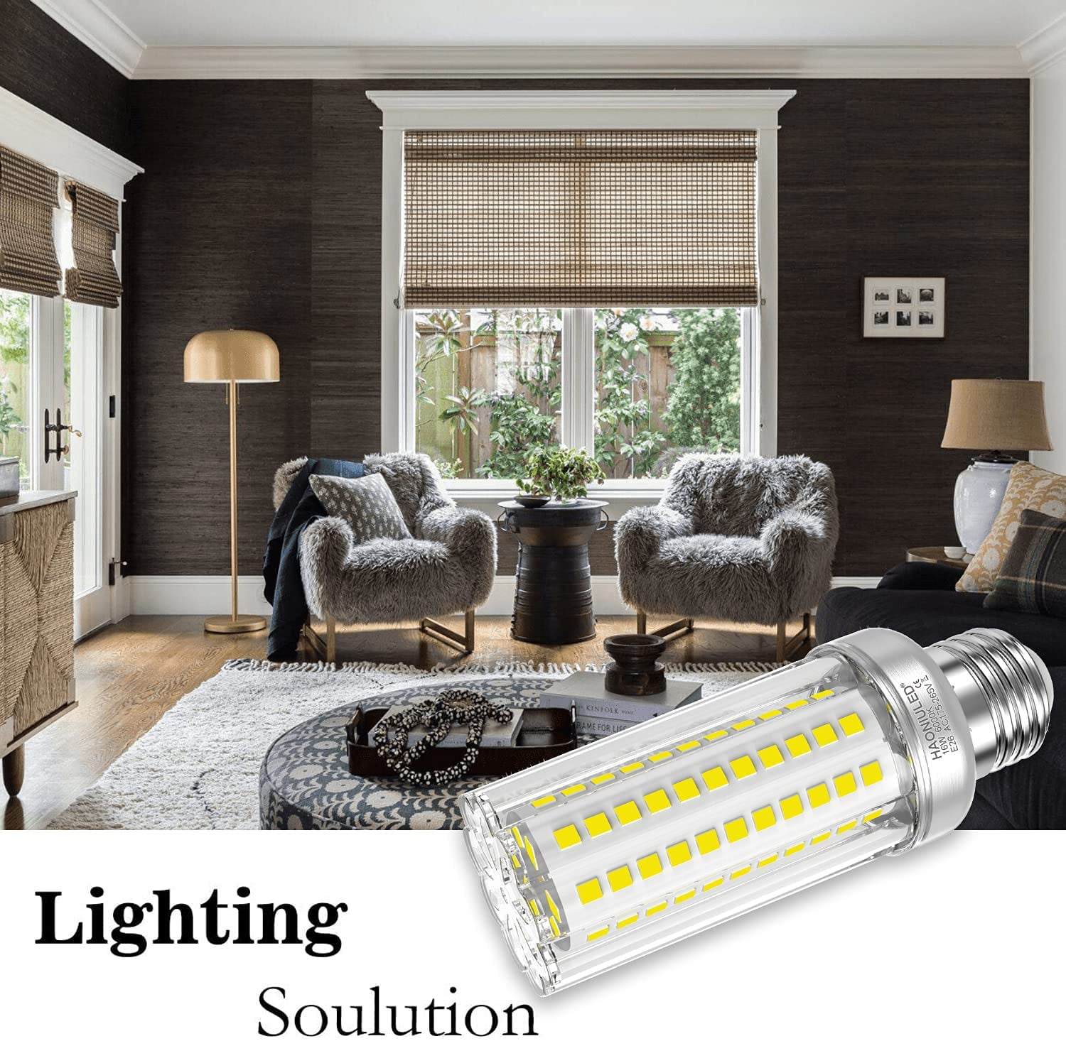 Dosaele E12 LED Light Bulb 20W Non-dimmable Warm White 3000K