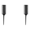 thumbnail image 4 of Wisewang Highlighting Comb Double Sided Weaving Sectioning Foiling Styling Hairbrush Household Salon Tools Accessories Stylists Type 3 2Set, 4 of 6