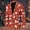 Watermelon Red, variant on Men Christmas Snowflake Santa Printed Pocket Lapel Button Suit Jacket