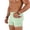 Light Green, variant on Men's High Waist Compression Athletic Shorts with Pockets, Breathable Tight Fit Gym Training 3 Inch Inseam Workout Bottoms for Running and Fitness