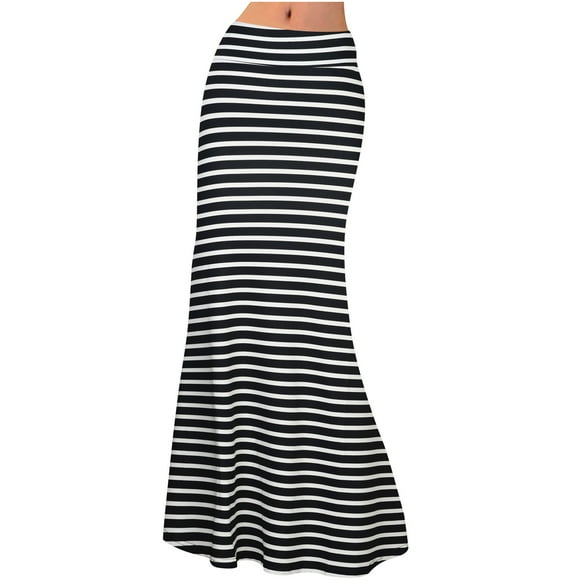 Waist Wrap for Women Womens Fashion Casual Comfortable High Waist Elastic Wrap Hip Midi Skirt Midi Wrap Skirt Wrap Midi Skirt