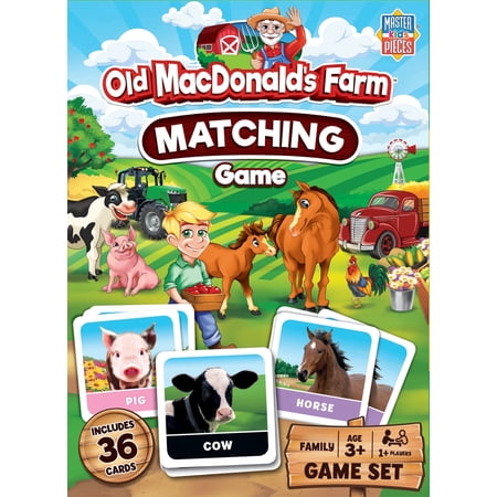 MasterPieces Officially Licensed Old MacDonald Matching Game for Kids and Families