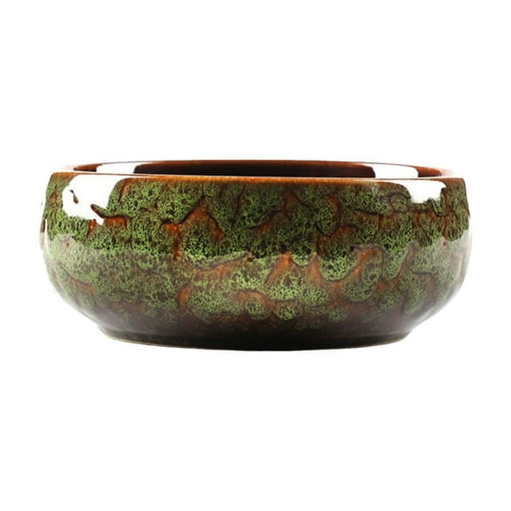 Ceramic Hydroponic Planter Bowl for Indoor and Succulent Water Growing