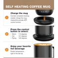 thumbnail image 3 of Self-Heating Coffee Mug T1, 16oz Rechargeable Heated Coffee Mug,  Coffee Warmer Mug with App-Controlled, Temperature-Controlled Heating Coffee Gifts for Women Men Coffee Lover, 3 of 6