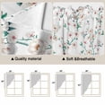 thumbnail image 5 of Watercolor Floral Swag Valances for Windows, Kitchen Window Curtains Over Sink, Spring Botanical Flowers Tree Branches Window Treatment Curtains for Living Room/Bedroom Curtains 2 Panel Sets 36"x45", 5 of 8