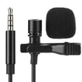 thumbnail image 4 of Micrófono de solapa con clip para cámara SLR para teléfono móvil, transmisión en vivo de vlogs, conector de 3,5 mm (adecuado para conector de auriculares de 3,5 mm), 4 of 12